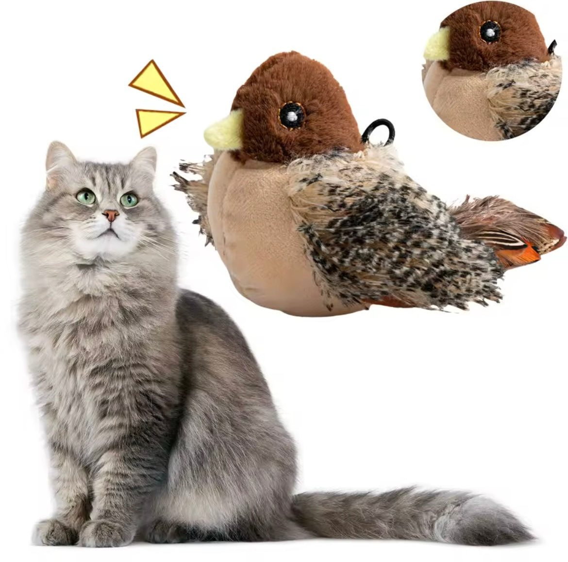 Vogelspielzeug für Katzen